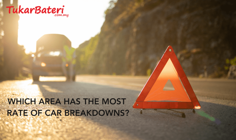 Which area has the most rate of car breakdowns?